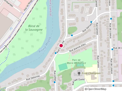 Location of Matelas Houde at 3200-B Rue King Ouest, Sherbrooke