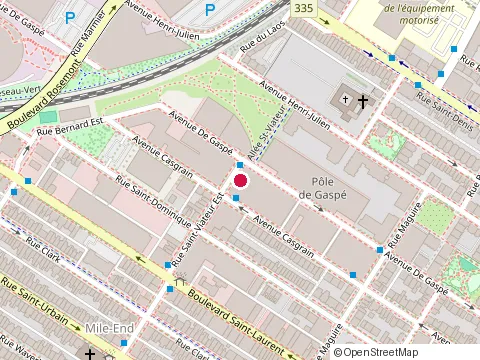 Location of Mechasys at 160 Saint Viateur St. East Suite 702, Montréal