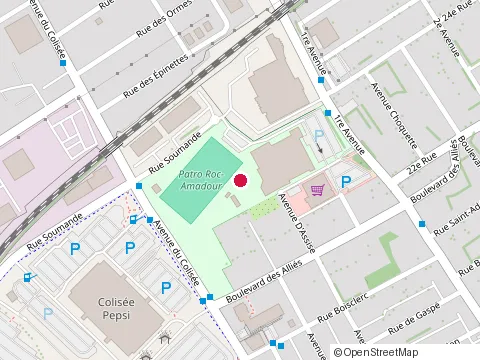 Location of Medical Center Racine at 2490 1Re Av., Québec