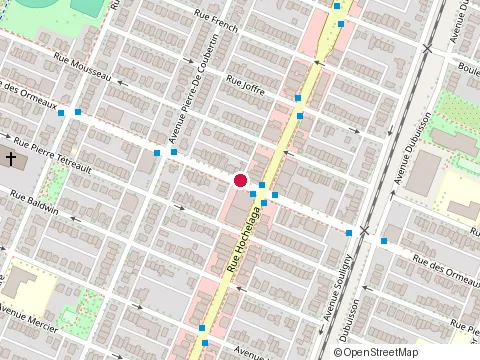 Location of Medical Clinic Of Dr le at 2547 Rue des Ormeaux, Montréal