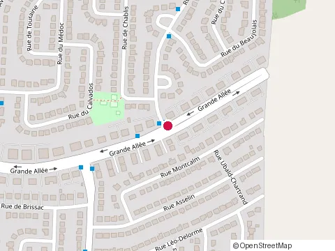 Location of Mercier Daniel at 1833 Grande Allée, Terrebonne