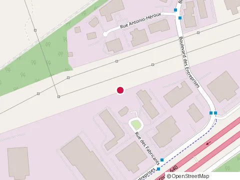 Location of Métal Cn Inc at 1049 Boulevard des Entreprises, Terrebonne