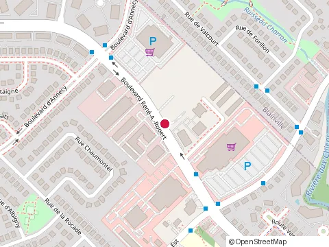 Location of Metro at 214  Boulevard Rene-A.-Robert, Sainte-Thérèse