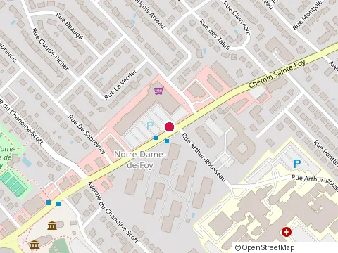 Location of Metro Plaza Laval at 2750 chemin Ste-Foy, Québec