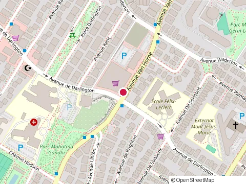 Location of Metro Wilderton at 2875 Av Van Horne, Montréal