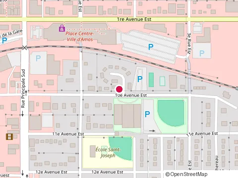 Location of Mia Pasta - Amos at 82 1Re Avenue E, Amos