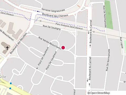 Location of Middle School Modern de Trois-Rivières at 3730 Rue Nérée-Beauchemin, Trois-Rivières