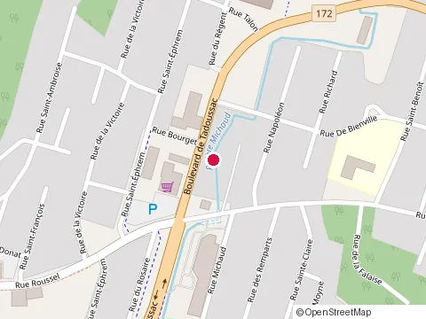 Location of Mikes at 2175 boulevard Tadoussac, Chicoutimi