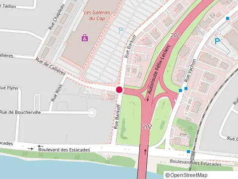 Location of Mikes Restaurant at 300 Rue Barkoff, Cap-de-la-Madeleine