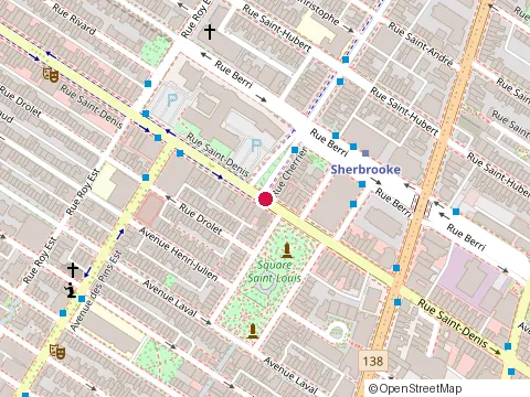 Location of Momo Par Christian Ventura at 3609 rue Saint-Denis, Montréal