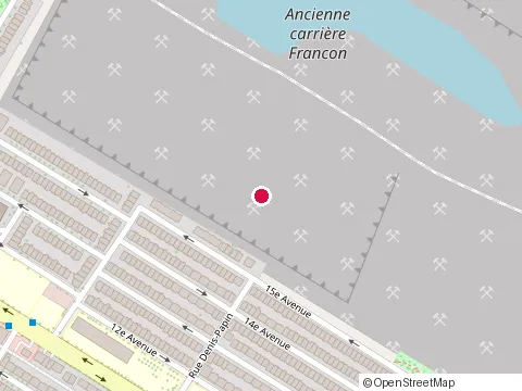 Location of Mon Resto Saint-Michel at 8550 Allée Léo-Bricault, Montréal