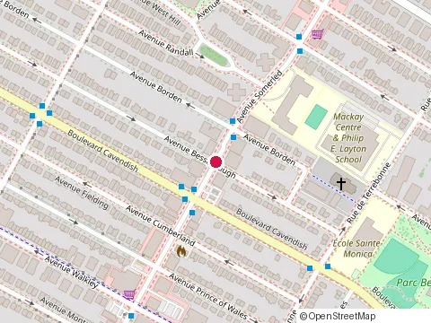 Location of Monkland Grill at 6447 Avenue Somerled, Montréal