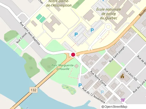 Location of Montfort Nicolet Hotel at 1141 Rue St Jean Baptiste, Nicolet