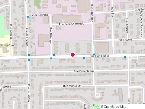 Location of Morin Marcel at 2755 Rue Galt O, Sherbrooke
