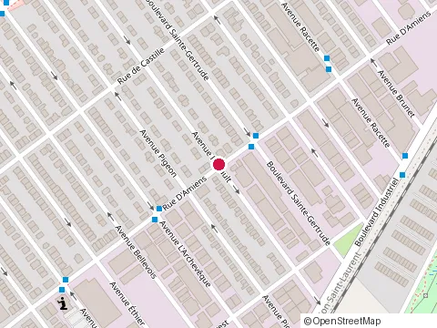 Location of Nazar Construction at 10601 avenue Hénault, Montréal-Nord