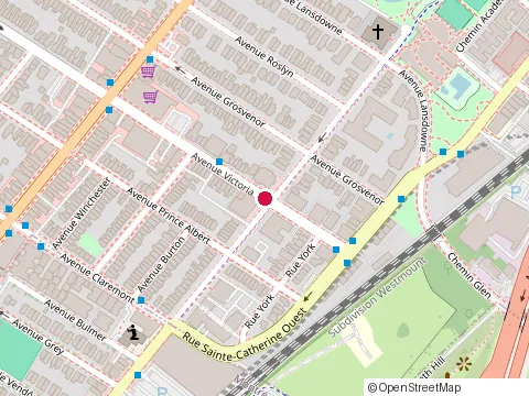Location of Newsam Construction at 316 avenue Victoria, Westmount