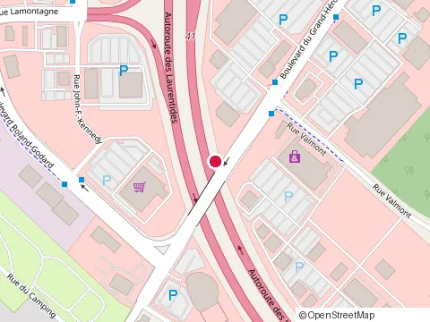 Location of Notre-Boeuf-de-Grâce at 44 Rue Valmont, Saint-Jérôme