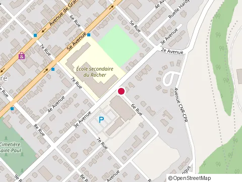 Location of Ô Quai des Brasseurs Grand-Mère at 99 avenue Chahoon, Shawinigan