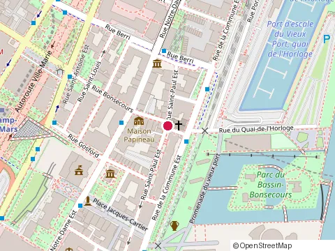Location of Olive et Gourmando at 351 Saint-Paul St W, Montréal