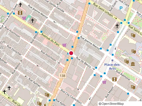 Location of 'Olu 'Olu Poké Sherbrooke West at 250 Sherbrooke St W #101, Montréal