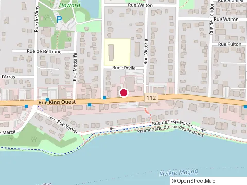 Location of Omg Resto at 1175 Rue King Ouest, Sherbrooke