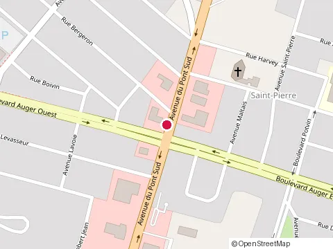 Location of Optimum Clinique Visuelle at 495 avenue du Pont S, Alma