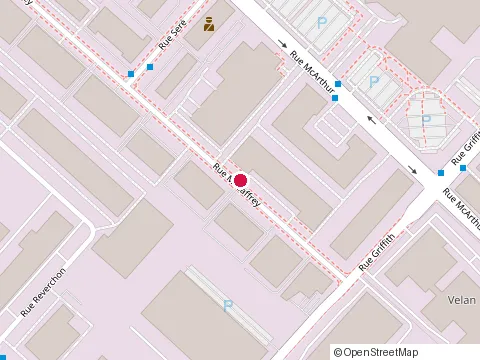 Location of Ortoped Ulc at 373 Rue Mccaffrey, Montréal