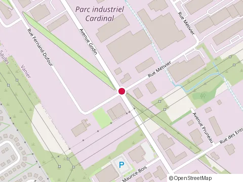Location of Pageau P E Inc at 460 Rue Métivier, Québec