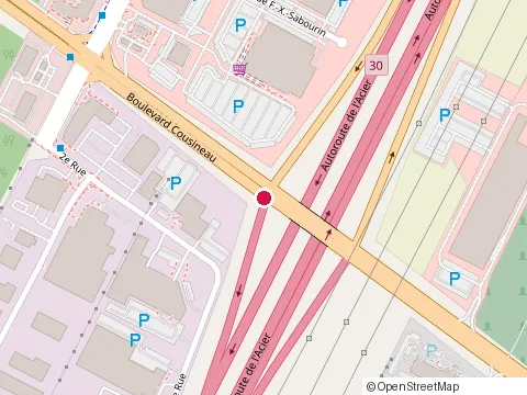 Location of Paillard Saint-Hubert at 8100 Boulevard Cousineau, Saint-Hubert