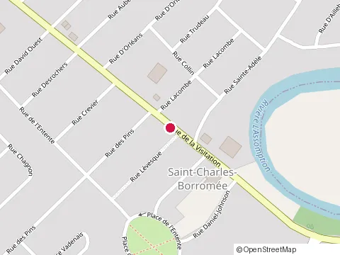 Location of Palais des Glaces at 564 Rue de la Visitation, Saint-Charles-Borromée