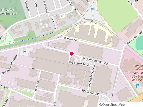 Location of Paratex at 1105 Rue Vincent-Massey, Québec