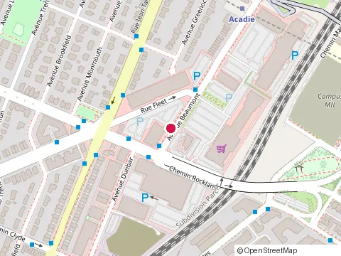 Location of Phi Surgery at 1361 Avenue Beaumont, Mont-Royal