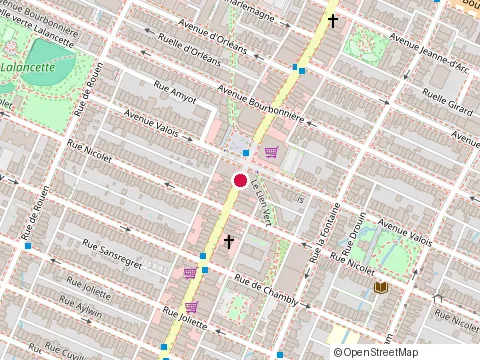 Location of Piri Piri Hochelaga at 3753 Rue Ontario E, Montréal