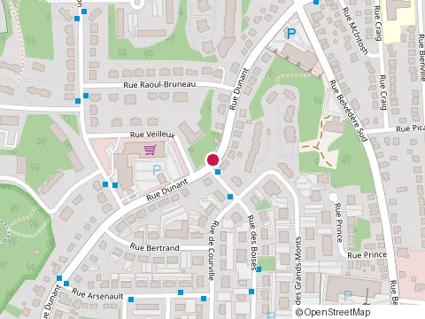 Location of Pizza Avenue at 1333 Rue Belvédère S, Sherbrooke