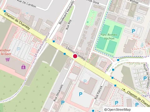 Location of Pizza Avenue at 4225 chemin de Chambly, Saint-Hubert