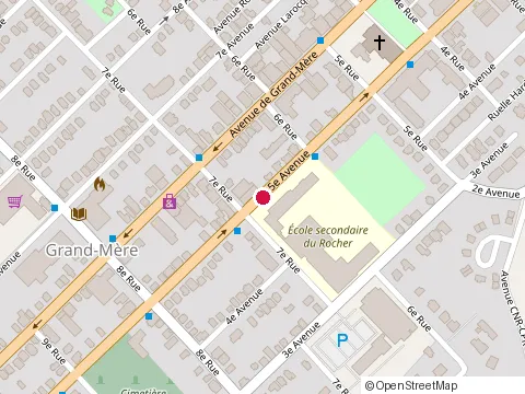 Location of Pizzeria Stratos at 7E Rue Grand-Mère 491, Grand-Mère