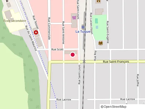 Location of Pizzeria Stratos at 324 Rue St François, La Tuque