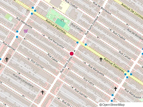 Location of Plancher Metropole Inc at 6821 Rue Marquette, Montréal