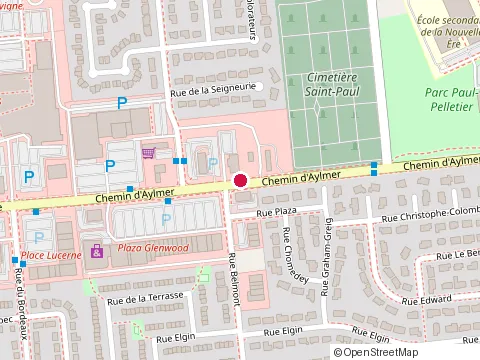 Location of Polyclinique de l'Oreille at 204 Chem d'Aylmer, Gatineau