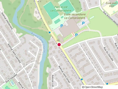 Location of Polyvalente la Camaradiere at 3400 boulevard Neuvialle, Québec