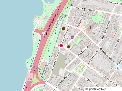 Location of Portes et Fenêtres André Senécal at 222 Rue Saint-Ignace, La Prairie