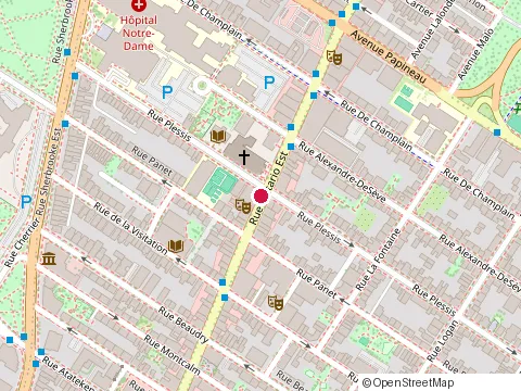 Emplacement de Poutineville au 1365 Ontario St E, Montréal