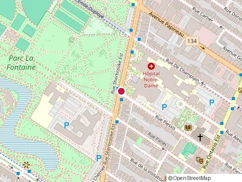 Location of Prestance Maisons de Ville at 2186 Rue Plessis, Montréal