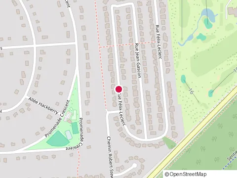 Location of Projet Domaine Rivermead - Construction Gérik at 112 Rue Félix-Leclerc, Gatineau