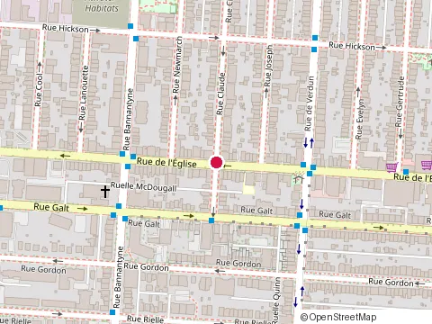 Location of Projet P.A.l Inc at 861 Rue de l'Église, Verdun