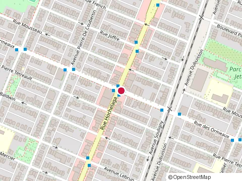 Location of Promenade des Ormeaux at Rue des Ormeaux 2291 2293 2291, Montréal