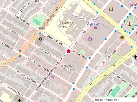 Location of Quesada Burritos & Tacos at 4011 Boulevard de Maisonneuve O, Westmount