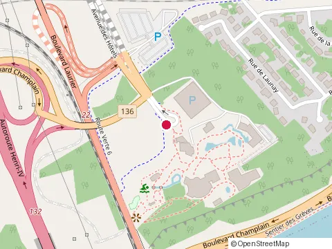 Location of Queues de Castor at 1675 Avenue des Hôtels, Québec