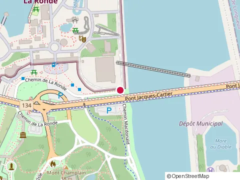 Location of Queues de Castor - Fort Edmonton at 22 Chemin Macdonald, Montréal