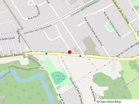 Location of Réflex Construction at 185 Rue des Ormes-d'Amérique, Québec